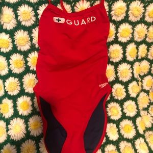 One piece speedo swim suit